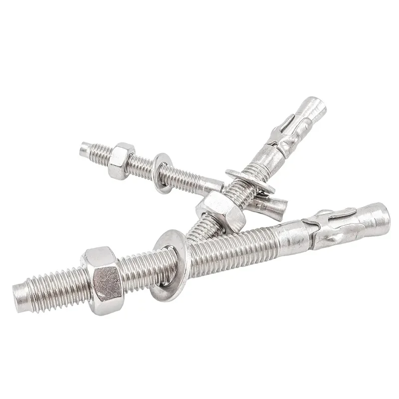 Product still (install-node Open): wedge anchors for OEM / drawing-led kit programs